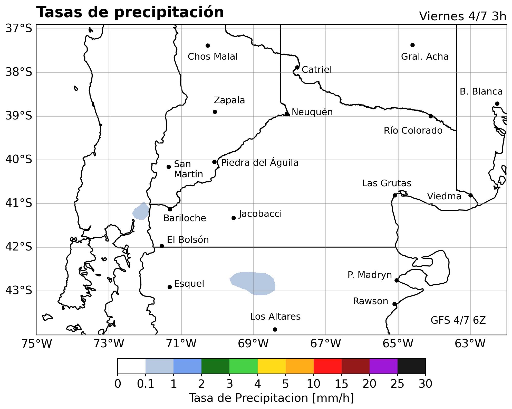 Tasa Precipitacion